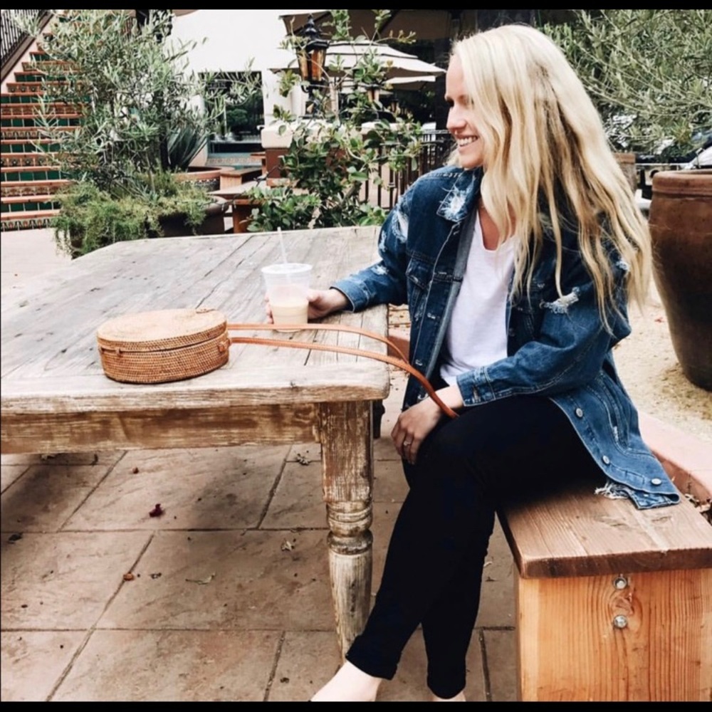 Carly Jean Los Angeles Oversized Denim Jacket